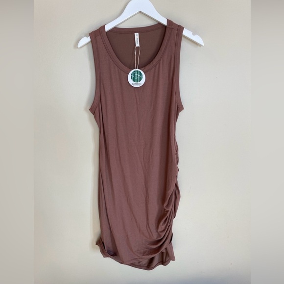 Wishlist Bamboo Dress NWT Brown Large - Picture 1 of 4